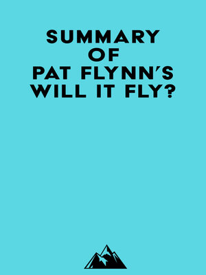 cover image of Summary of Pat Flynn's Will It Fly?
